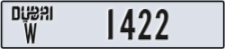dubai - code - W - number -1422