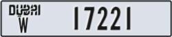 dubai - code - W - number -17221
