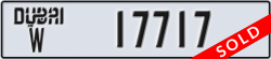 dubai - code - W - number -17717