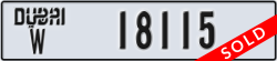dubai - code - W - number -18115