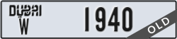 dubai - code - W - number -1940