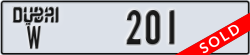 dubai - code - W - number -201