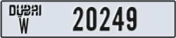 dubai - code - W - number -20249