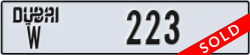 dubai - code - W - number -223