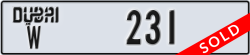 dubai - code - W - number -231
