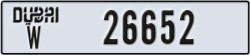dubai - code - W - number -26573