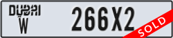 dubai - code - W - number -266X2