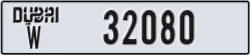 dubai - code - W - number -32080