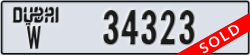 dubai - code - W - number -34323