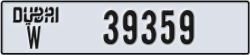 dubai - code - W - number -39359