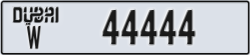 dubai - code - W - number -44365