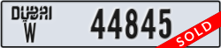 dubai - code - W - number -44845