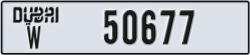 dubai - code - W - number -50677