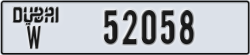 dubai - code - W - number -51979