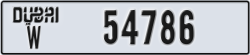 dubai - code - W - number -54786