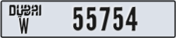 dubai - code - W - number -55754