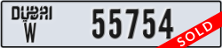 dubai - code - W - number -55754