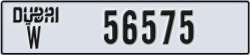 dubai - code - W - number -56575
