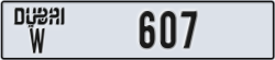 dubai - code - W - number -607