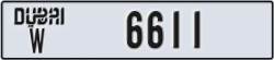 dubai - code - W - number -6611
