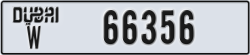 dubai - code - W - number -66356