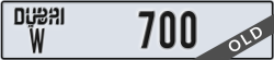 dubai - code - W - number -700