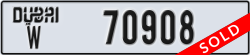 dubai - code - W - number -70908