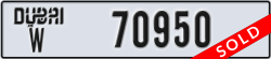 dubai - code - W - number -70950