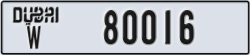 dubai - code - W - number -80016
