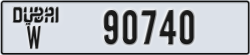 dubai - code - W - number -90740