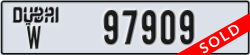 dubai - code - W - number -97909
