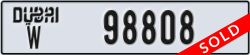 dubai - code - W - number -98808