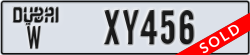 dubai - code - W - number -XY456