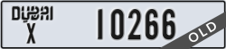 dubai - code - X - number -10266
