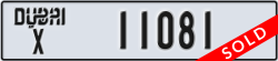 dubai - code - X - number -11081