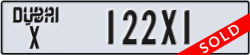 dubai - code - X - number -122X1