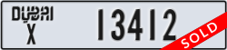 dubai - code - X - number -13412