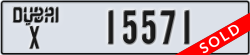 dubai - code - X - number -15571