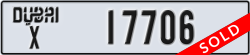 dubai - code - X - number -17706