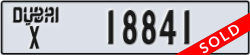 dubai - code - X - number -18841