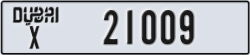 dubai - code - X - number -21009