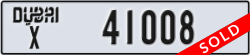 dubai - code - X - number -41008