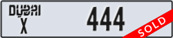 dubai - code - X - number -444