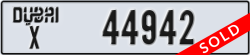 dubai - code - X - number -44942