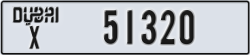 dubai - code - X - number -51241