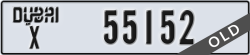 dubai - code - X - number -55152