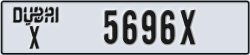 dubai - code - X - number -5696X