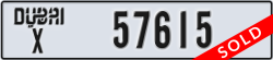 dubai - code - X - number -57615