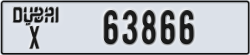 dubai - code - X - number -63787