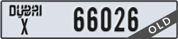 dubai - code - X - number -66026